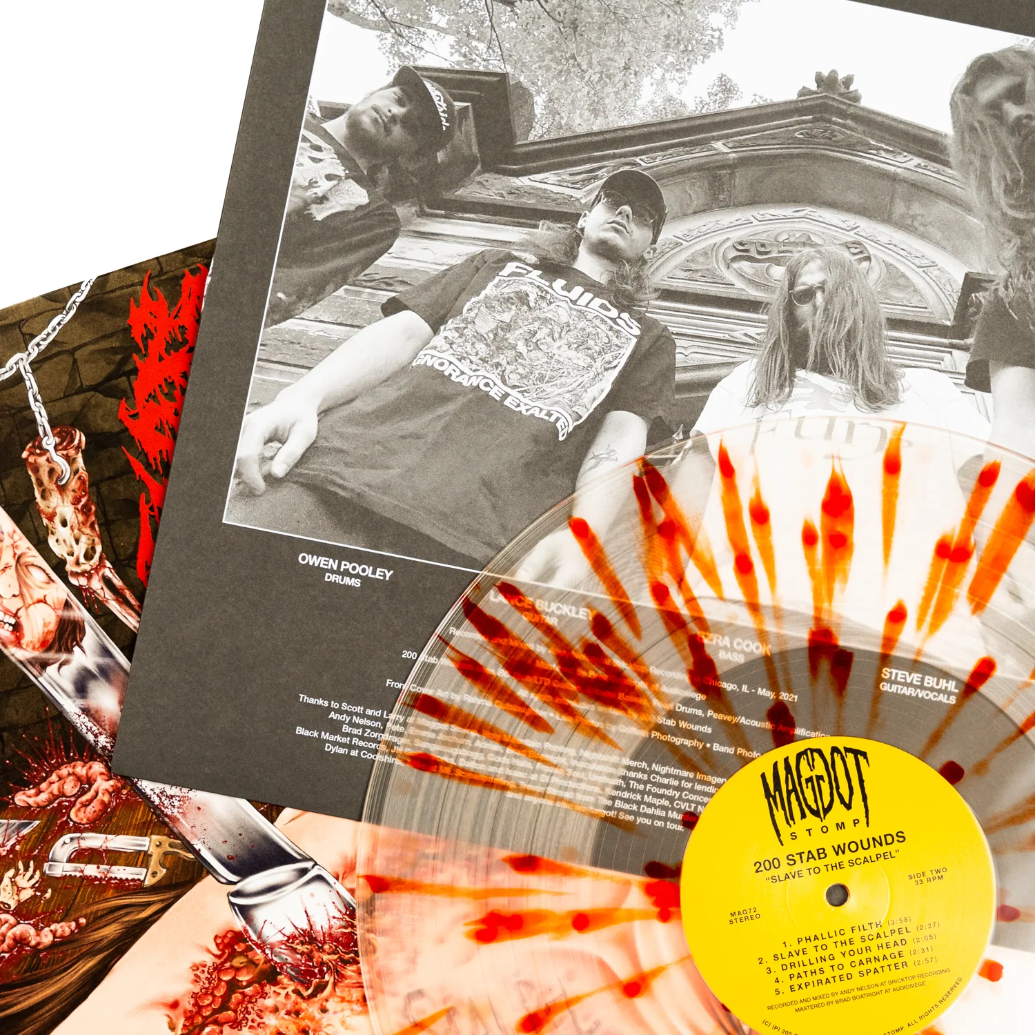 200 STAB WOUNDS "Slave To The Scalpel" LP - Image 5