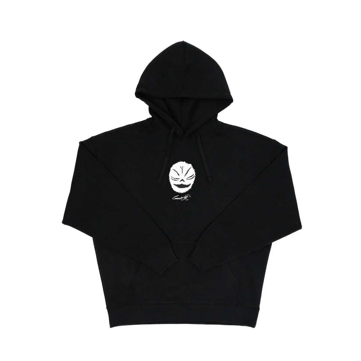 CURRENT 93 "I Am The Last Mask - Embroidered" Hoodie + Free Button Bundle - Image 3