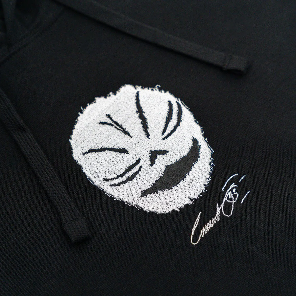 CURRENT 93 "I Am The Last Mask - Embroidered" Hoodie + Free Button Bundle - Image 5