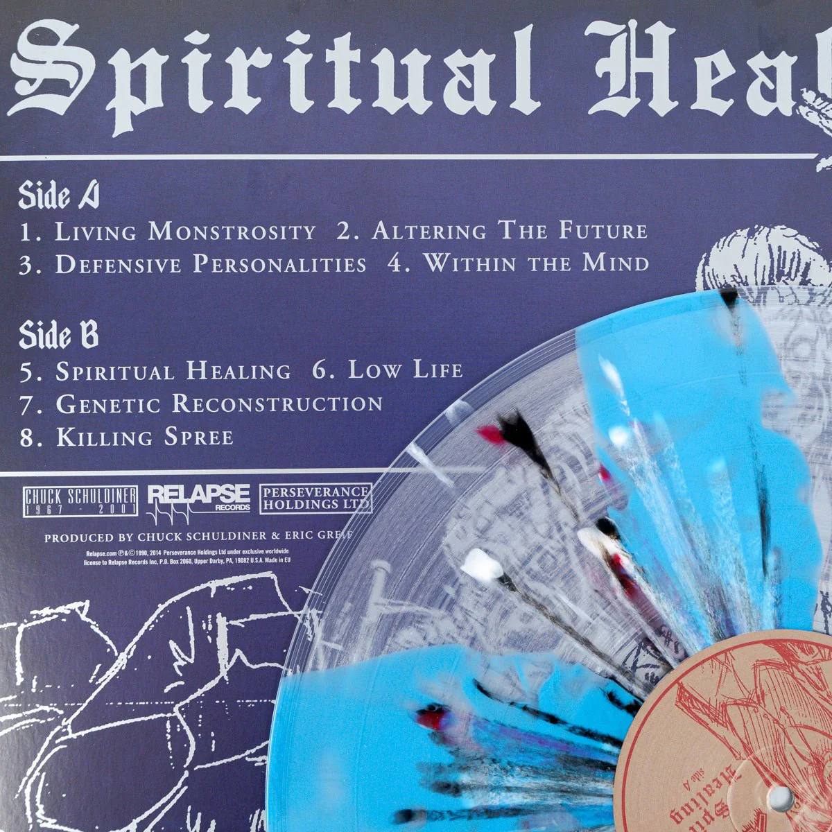 DEATH "Spiritual Healing (Reissue)" LP - Image 6