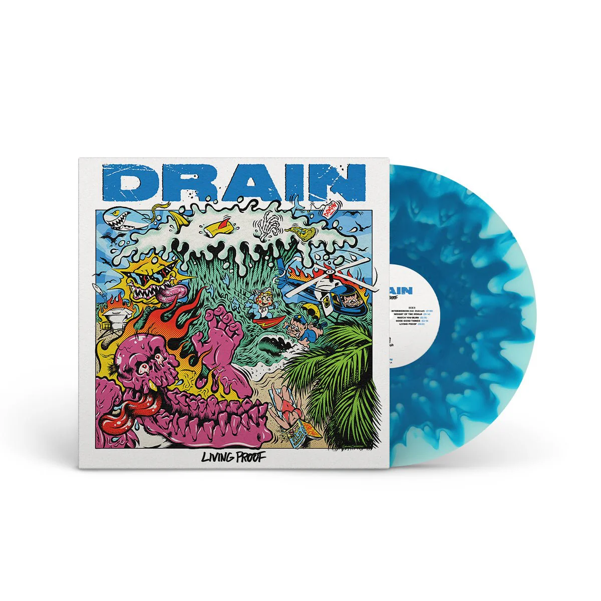 DRAIN "Living Proof" LP - Image 2