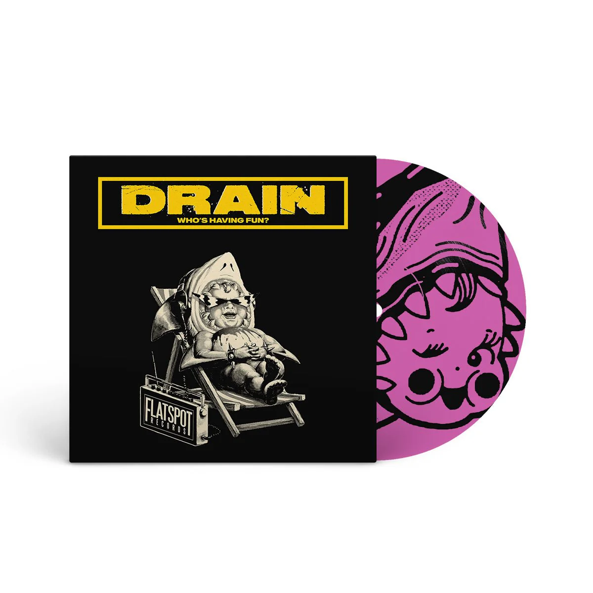 DRAIN "Who's Having Fun?" 7" - Image 2