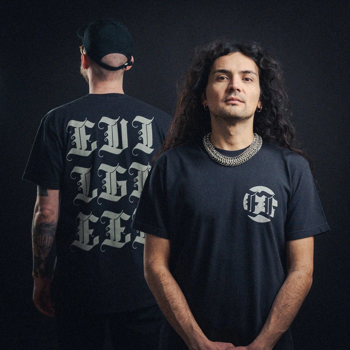 EVIL GREED "Letters - Black" T-Shirt - Image 3