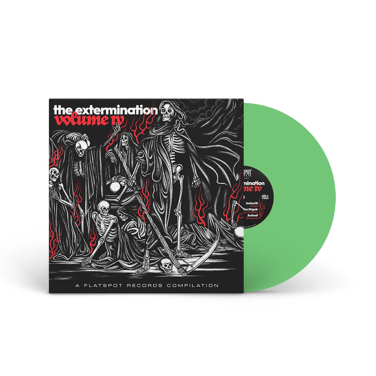 FLATSPOT RECORDS "The Extermination Vol. 4" LP - Image 2