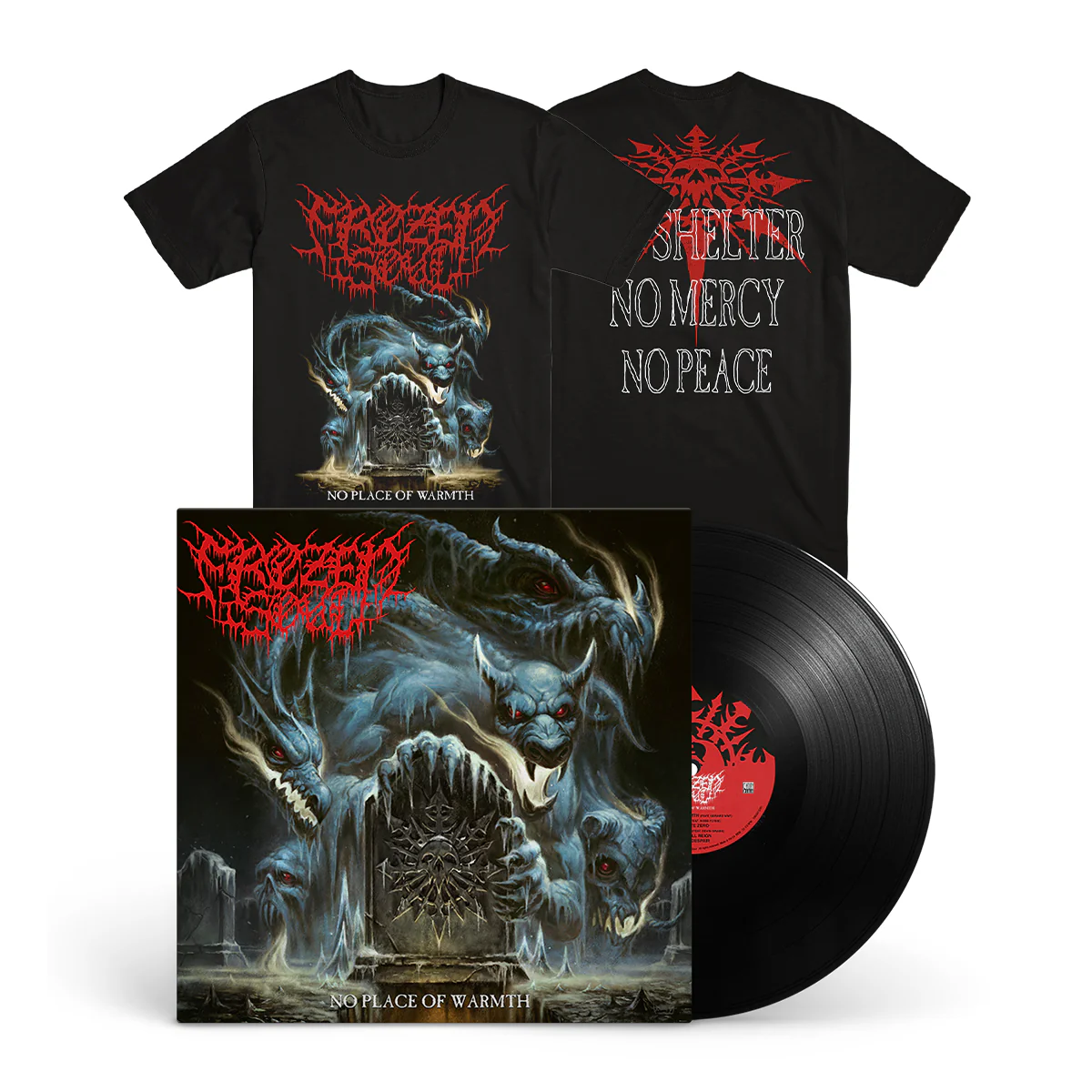 FROZEN SOUL "No Place Of Warmth" LP + T-Shirt Bundle - Image 2