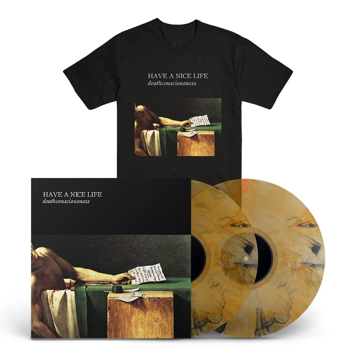 HAVE A NICE LIFE "Deathconsciousness" 2xLP + T-Shirt Bundle - Image 2