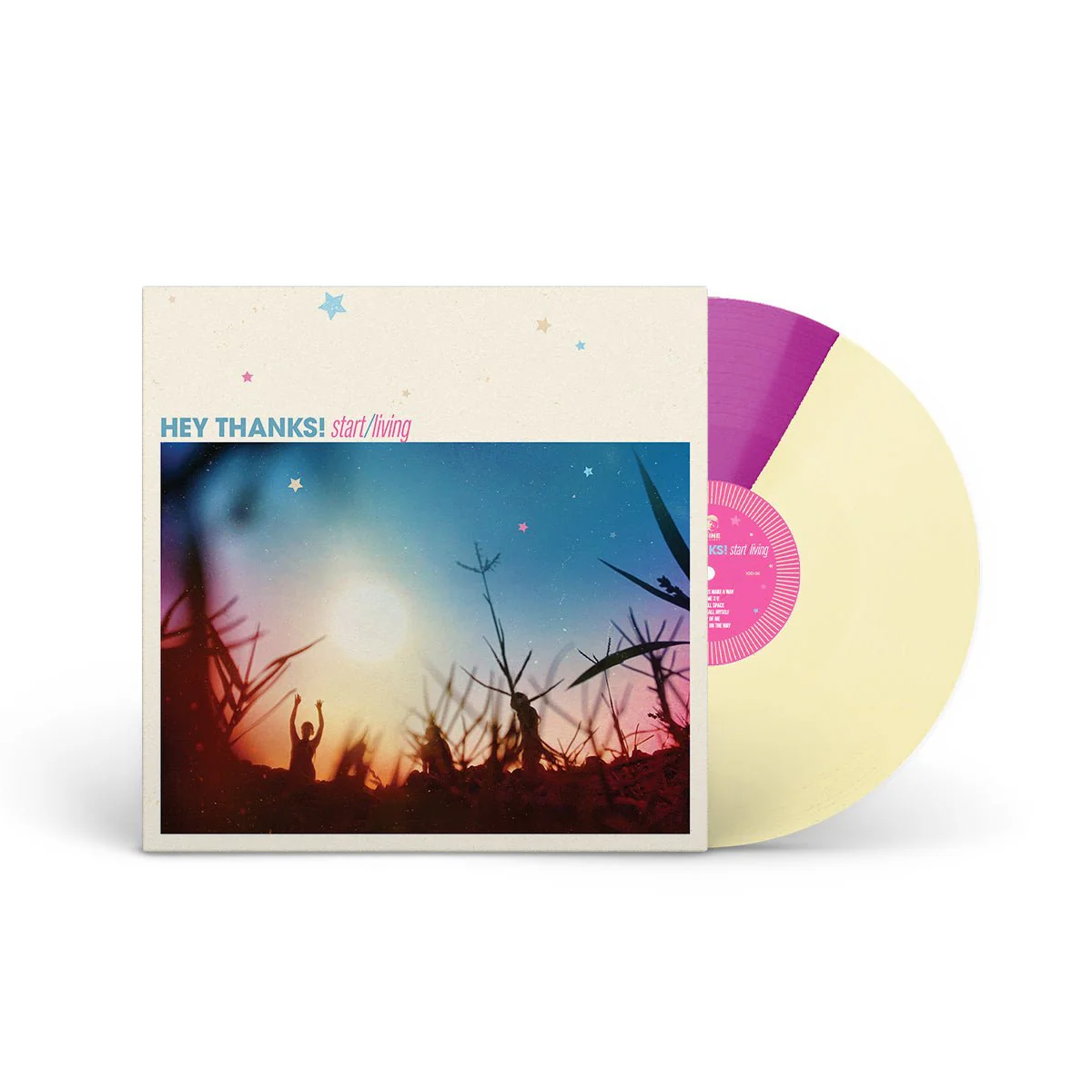 HEY THANKS! "Start/Living" LP - Image 3