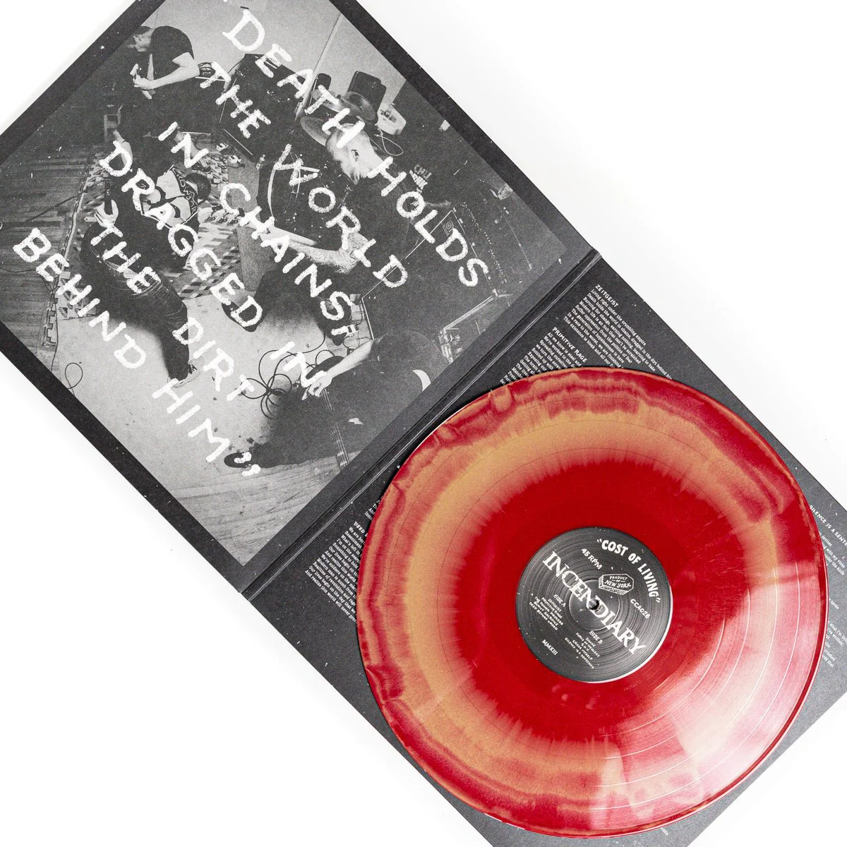 INCENDIARY "Cost Of Living" LP - Image 3