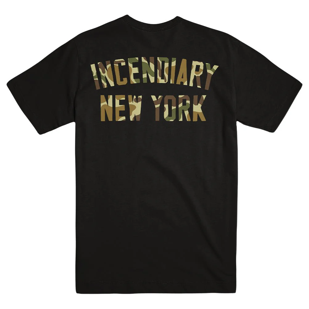 INCENDIARY "Product Of New York - Camo" T-Shirt - Image 2
