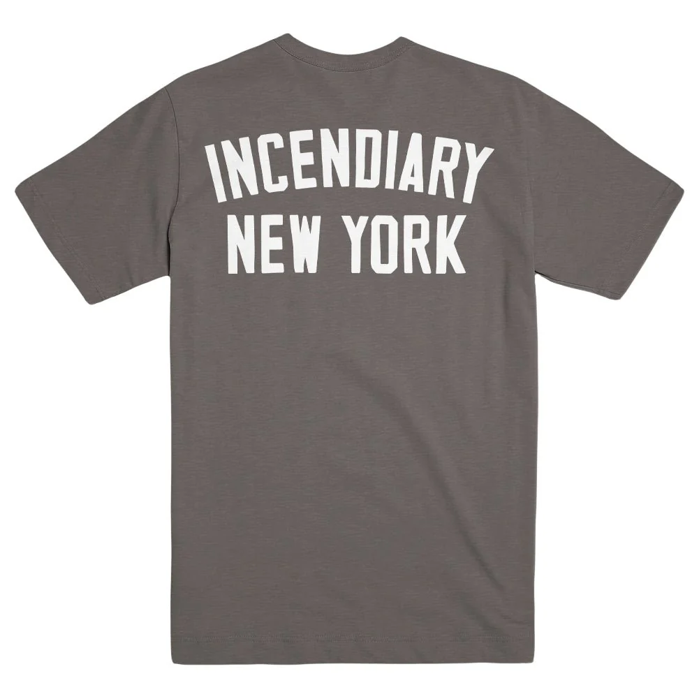 INCENDIARY "Product Of New York - Grey" T-Shirt - Image 2