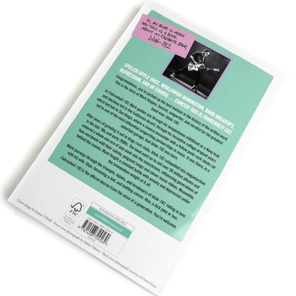 MARK HOPPUS "Fahrenheit-182" Book - Image 3