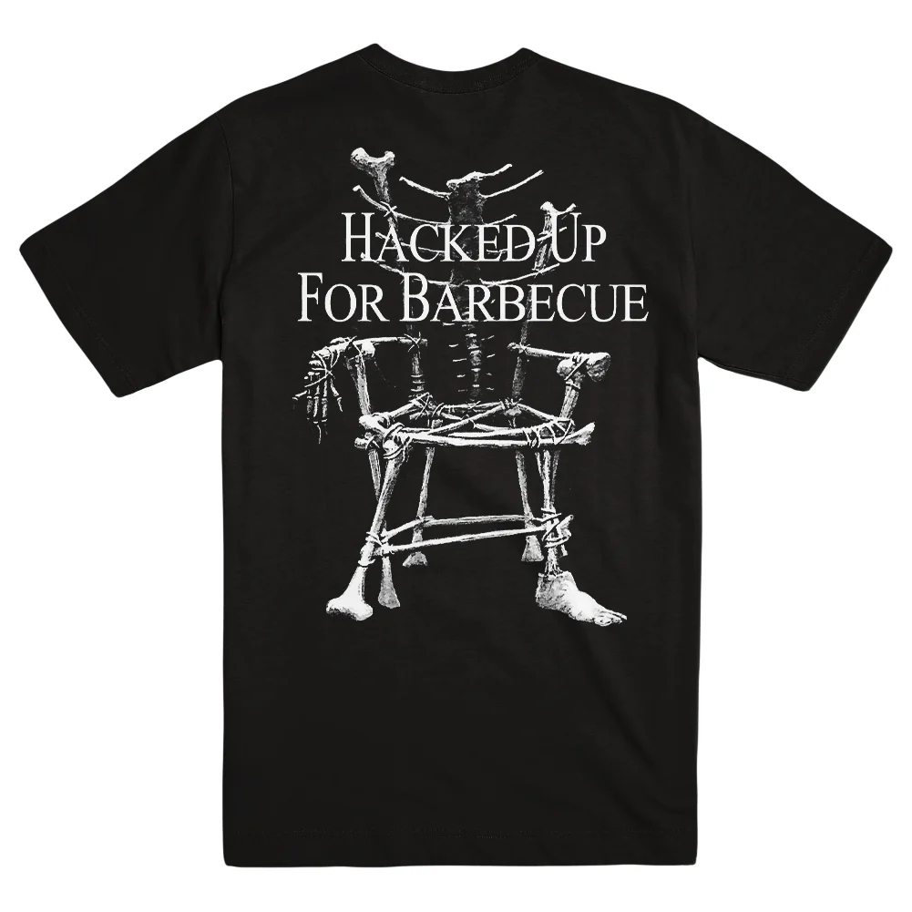 MORTICIAN "Hacked Up For Barbecue" T-Shirt - Image 2
