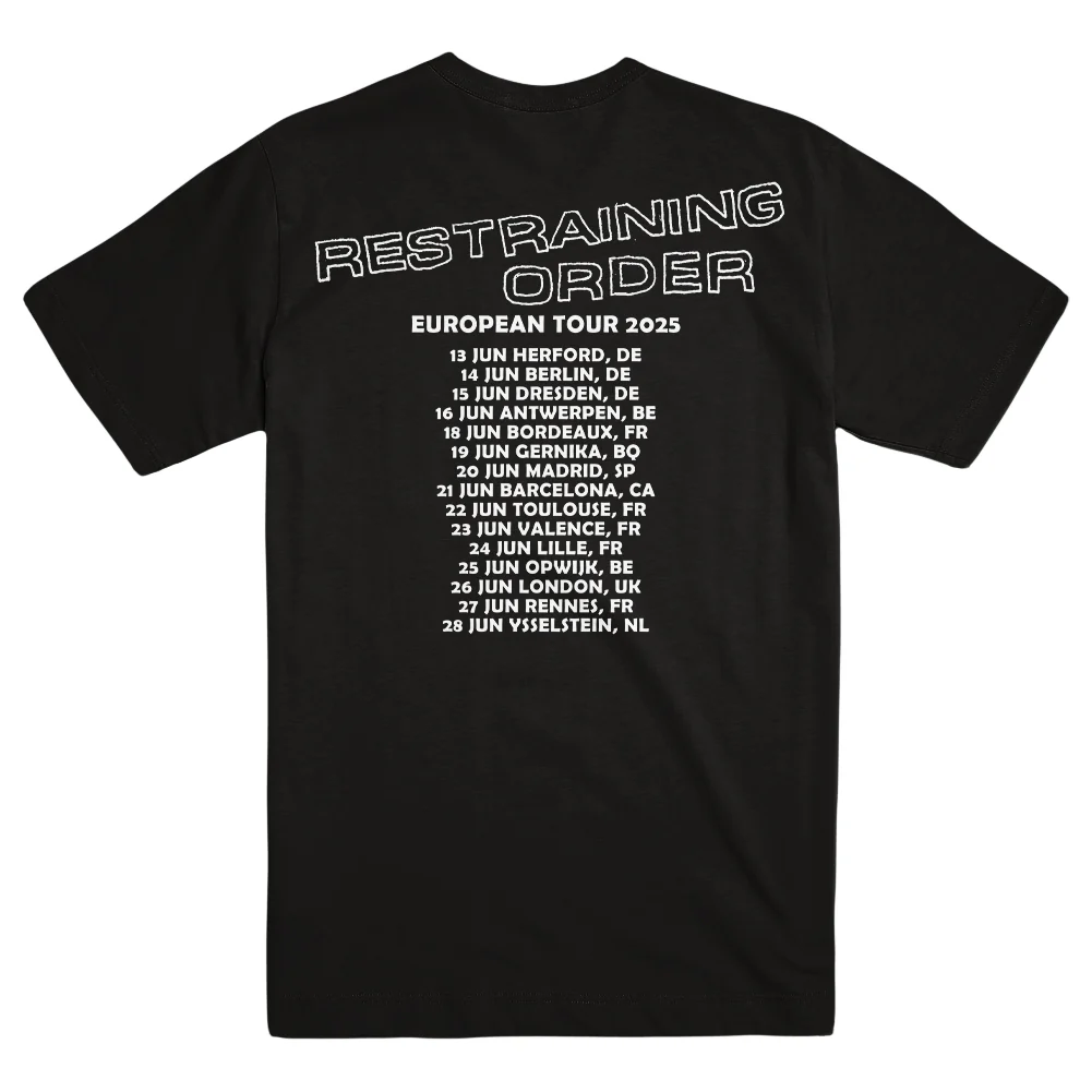 RESTRAINING ORDER "Euro Skull 2025" T-Shirt - Image 2