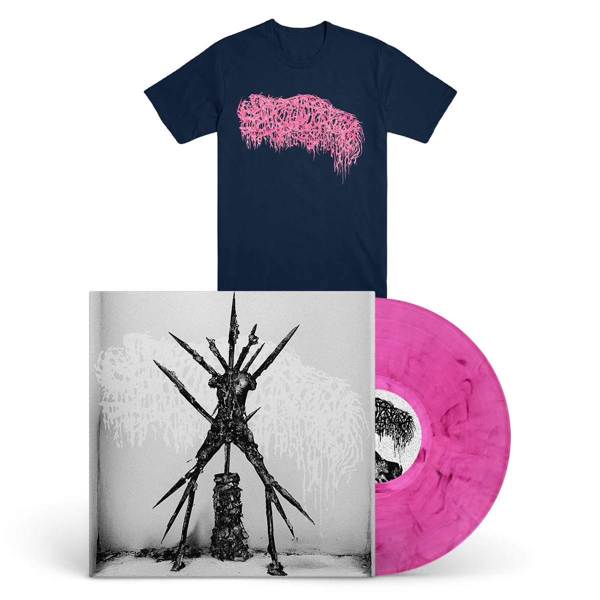 SANGUISUGABOGG "Hideous Aftermath" LP + T-Shirt Bundle - Image 3