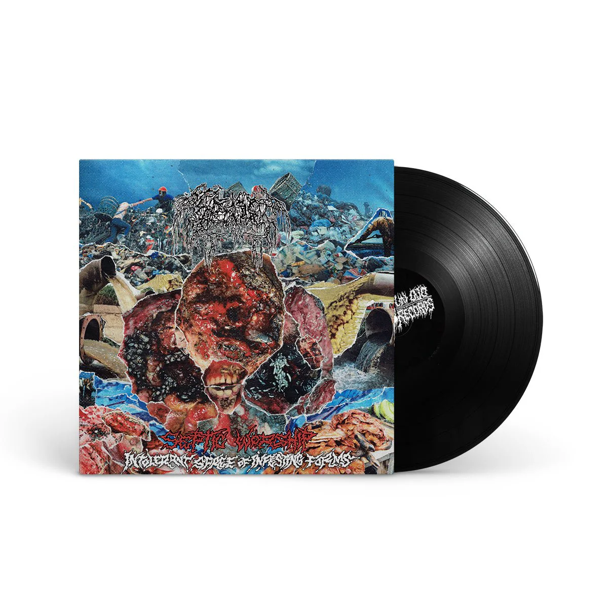 SEPTAGE "Septic Worship (Intolerant Spree Of Infesting Forms)" LP - Image 2