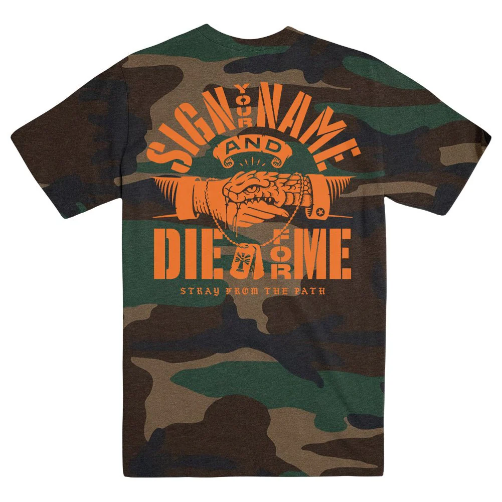 STRAY FROM THE PATH "Chest Candy - Camo" T-Shirt - Image 2