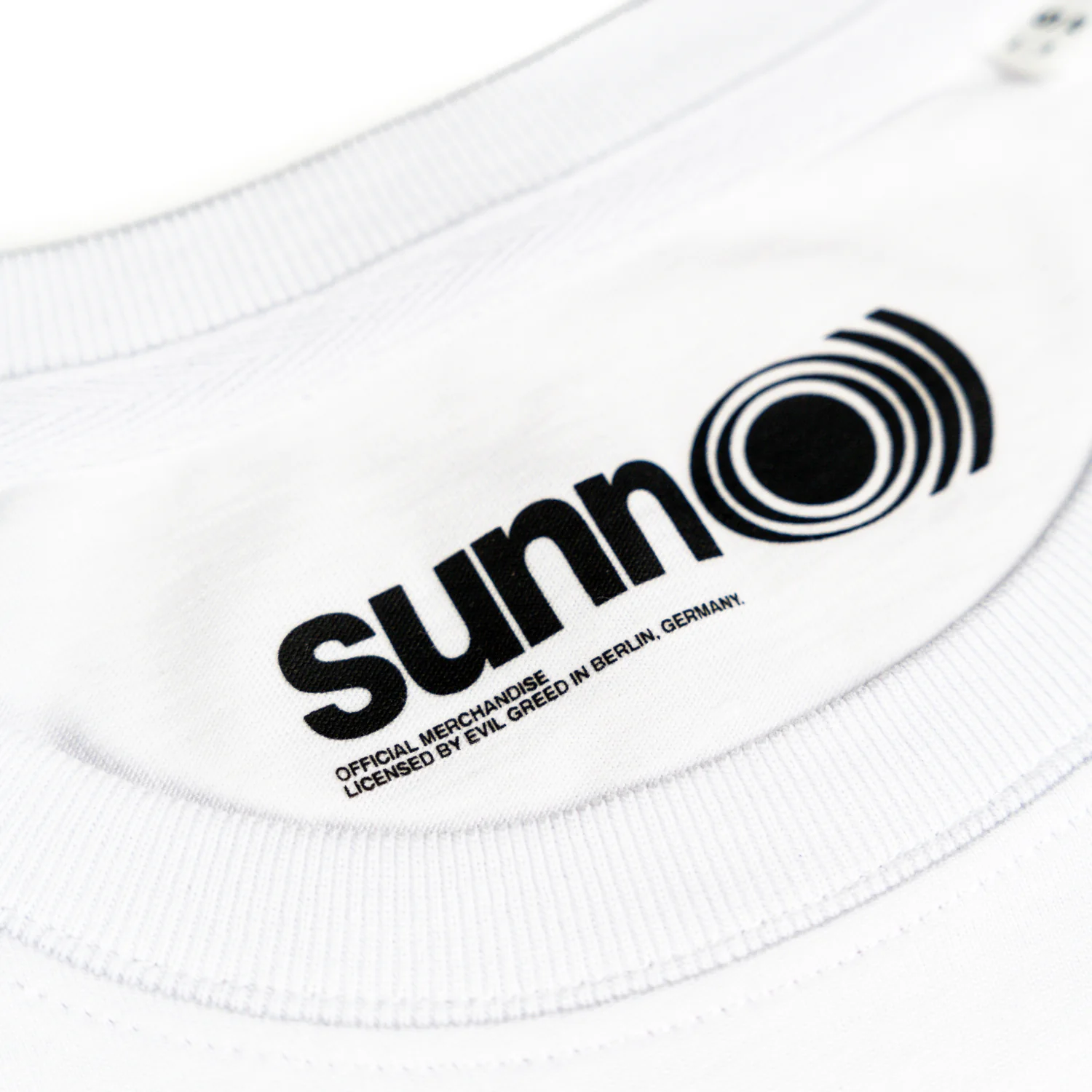 SUNN O))) "Embroidered Logo - Red On White" Longsleeve - Image 3