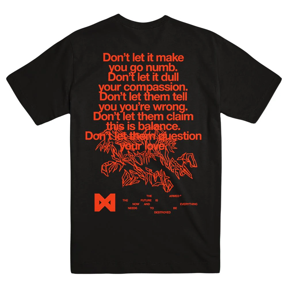 THE ARMED "The Future Is Here - Black" T-Shirt - Image 2