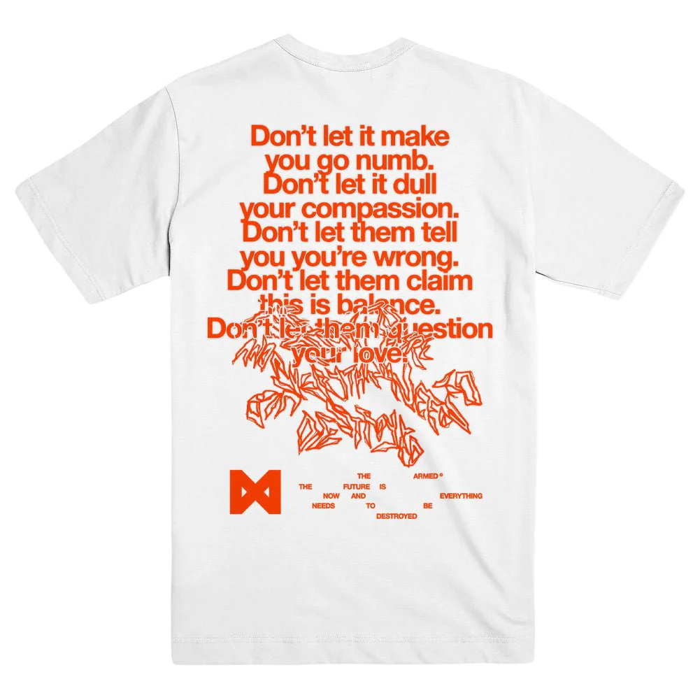 THE ARMED "The Future Is Here - White" T-Shirt - Image 2